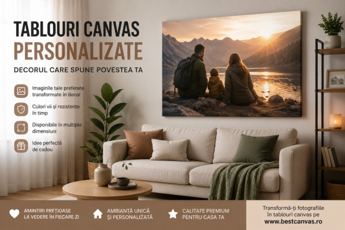 Cum să transformi orice cameră într-un spațiu cu personalitate folosind tablouri canvas personalizate